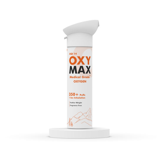 AQI14 OXY MAX 99% Oxygen For Lung Support (Pack of 1)
