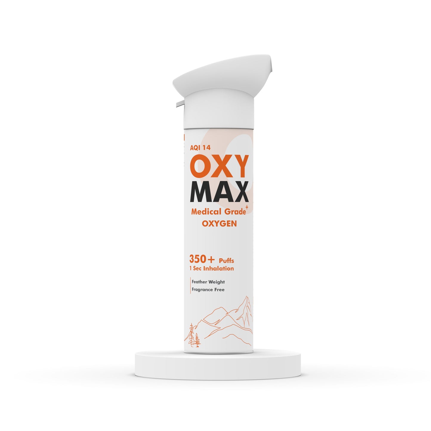 AQI14 OXY MAX 99% Oxygen For Lung Support (Pack of 2)